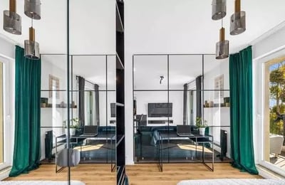 Long-term rent 2-room apartment with a balcony in Mokotów, Warsaw