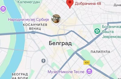 Долгосрочная аренда 2к квартира в центре Белграда, 35м², можно с питомцами