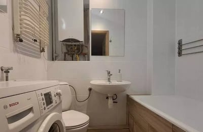 Long-Term rental 2-room apartment with separate kitchen in Sępolno, Wrocław