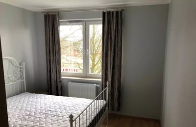 Long-term rental 2-room apartment with balcony in a new building, Poświętne, Wrocław