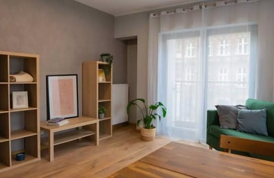 Long-term rental 3-room apartment in new Angel City complex with Gym & Spa, Wrocław