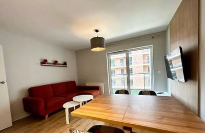 long-term rental of 2-room apartment on  Wrocław, with balcony, parking and full amenities