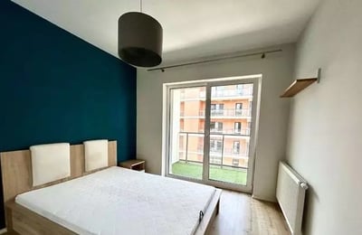 long-term rental of 2-room apartment on  Wrocław, with balcony, parking and full amenities