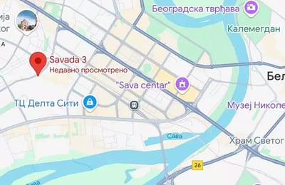 Long-term rental of a 3-room apartment in the premium complex Savada 3, New Belgrade