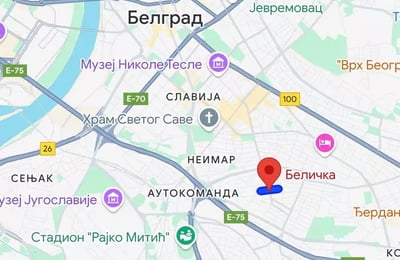 Long-term rental of a 2-room apartment in a new building with a terrace, Vozdovac area, Belgrade