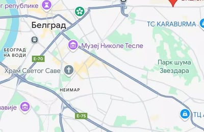 Long-term rental of a 3-room apartment near Big Fashion Mall, Karaburma, Belgrade, Serbia