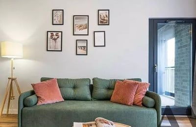 Long-term rental stylish apartment with parking & spa access in Angel City, Wrocław, Poland