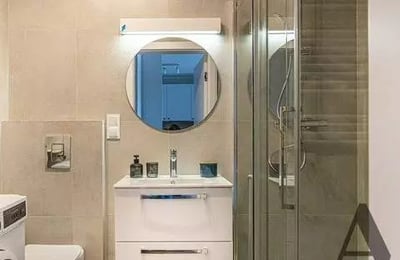 Long-term rental stylish apartment with parking & spa access in Angel City, Wrocław, Poland