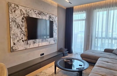 Долгосрочная аренда новой двухкомнатной квартиры в ЖК премиум класса BW Sole, Белград, Сербия