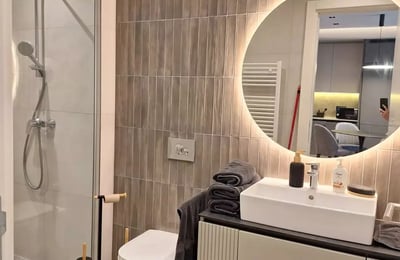 Долгосрочная аренда новой двухкомнатной квартиры в ЖК премиум класса BW Sole, Белград, Сербия