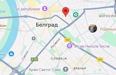 Долгосрочная аренда в Белграде: 2к квартира 65м² с техникой и отоплением