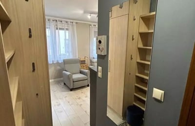 Long-term rental in Wrocław: 1-room apartment, 25 m², in Śródmieście district near park and shops