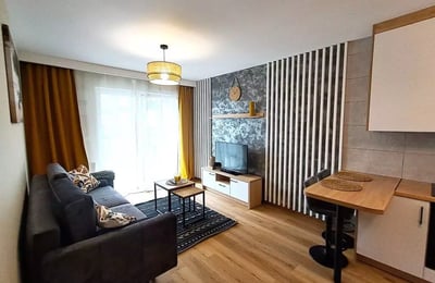 Long-term rental in Wrocław modern 2-room apartment, 41 m², with parking in Atal complex