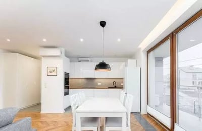 Long-term rental in Kraków modern 3-room apartment, 75 m², with large balcony, Bronowice Małe district