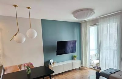 Long-term rental in Kraków stylish 3-room apartment, 57 m², with balcony in a high-standard building, Grzegórzki district