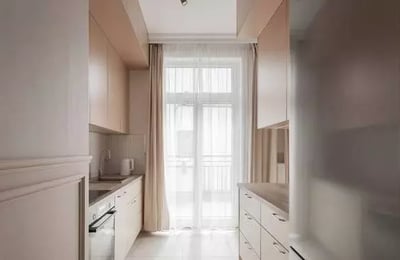 Long-term rental in Warsaw, Ochota — 2-room 45 m² apartment with terrace and air conditioning