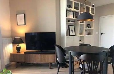 Long-term rental in Warsaw — 3-room 56 m² apartment with balcony and air conditioning on Pieskowa Skała Street, Ursynów