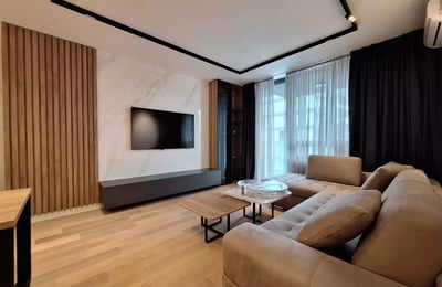 Долгосрочная аренда в Белграде — новая 2-комнатная квартира 59 м² с балконом в ЖК BW Eterna