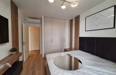 Долгосрочная аренда в Белграде — новая 2-комнатная квартира 59 м² с балконом в ЖК BW Eterna