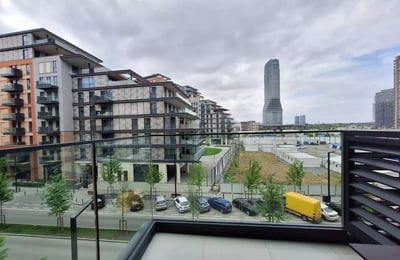 Долгосрочная аренда в Белграде — новая 2-комнатная квартира 59 м² с балконом в ЖК BW Eterna