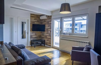 Long-term rental in Belgrade — 54 m² two-room apartment with balcony and appliances in Voždovac district