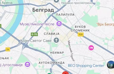 Long-term rental in Belgrade — 54 m² two-room apartment with balcony and appliances in Voždovac district