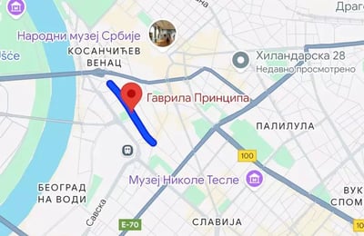 Long-term rental in Belgrade — 51 m² three-room apartment with balcony and appliances near the city center