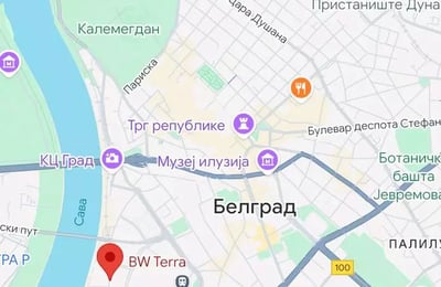 Long-term rental in Belgrade — bright 36 m² studio with balcony in premium residence BW Terra