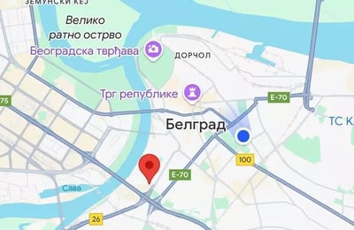 Long-term rental in Belgrade — stylish 3-room apartment 87m² in BW complex with balcony and parking