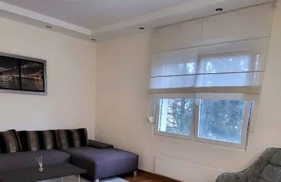 Long-term rental in Belgrade — spacious 2-room 58 m² apartment with appliances and AC in Zemun near a park