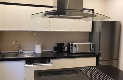 Long-term rental in Belgrade — spacious 2-room 58 m² apartment with appliances and AC in Zemun near a park