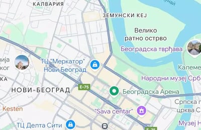 Long-term rental in Belgrade — spacious 2-room 58 m² apartment with appliances and AC in Zemun near a park