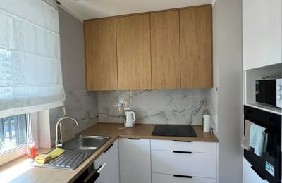 Long-term rental of a modern 54 m² 2-room apartment with a balcony in the quiet Mistrzejowice area, Krakow