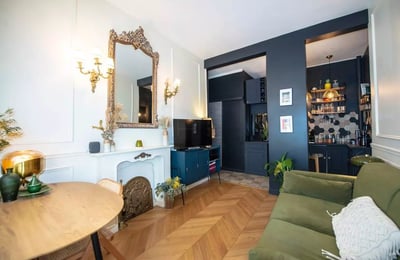 Long-term rental of a 35 m² 2-room apartment on Villa Jean Jaurès, Clichy — near Paris