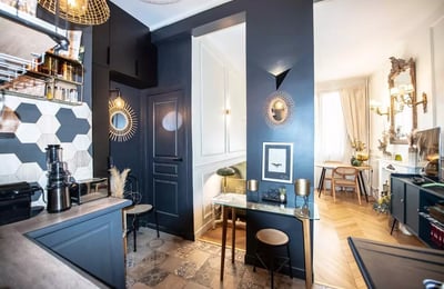 Long-term rental of a 35 m² 2-room apartment on Villa Jean Jaurès, Clichy — near Paris