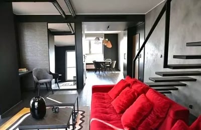 Long-term rental of a modern 2-room apartment with terrace in Żoliborz, Warsaw