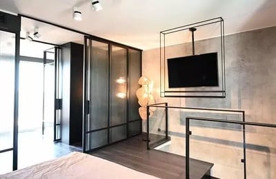 Long-term rental of a modern 2-room apartment with terrace in Żoliborz, Warsaw