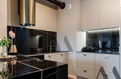 Langzeitmiete einer modernen Wohnung mit Parkplatz und Spa-Zugang, Angel City, Breslau, Polen