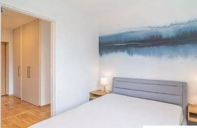 Long-term rental 47 m² 2-room apartment with balcony and AC, Wola, Warsaw