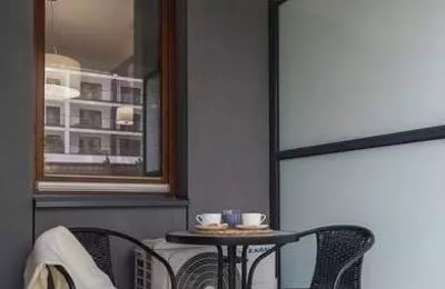 Long-term rental 36m² apartment with balcony on Wola, Warsaw, Poland