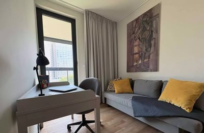 Langzeitmiete einer 3-Zimmer-Wohnung mit 60 m² in Warschau, Polen