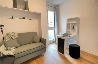 Langzeitmiete eines Studios mit 12 m² in Paris, Frankreich