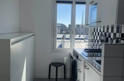 Долгосрочная аренда студии 12 м² в Париже, Франция