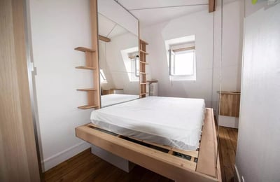 Alquiler a largo plazo de estudio de 16 m² en París, Francia