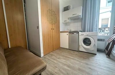 Долгосрочная аренда студии 12 м² в Париже, Франция