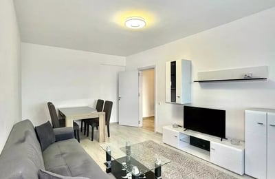 Langzeitmiete einer 2-Zimmer-Wohnung mit Balkon in Bukarest, Rumänien