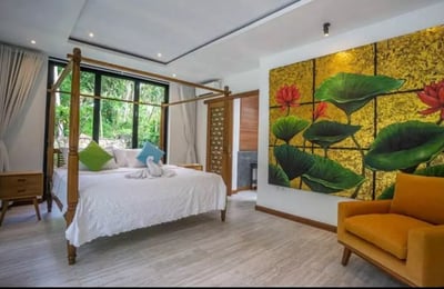 Long-term rental of a 3-bedroom villa in Singakerta, Ubud, Indonesia