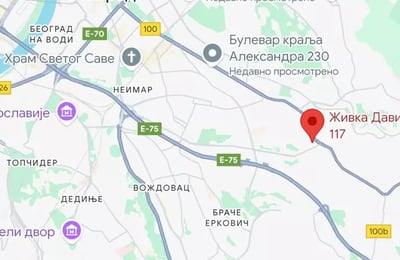 Долгосрочная аренда 2-комнатной квартиры 40 м² в Белграде, Сербия