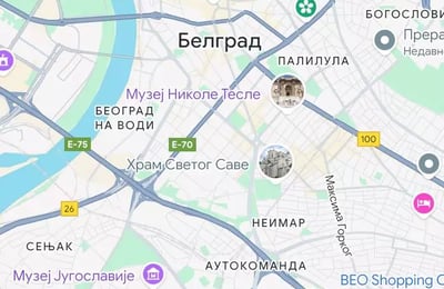 Location longue durée d’un appartement 2 pièces de 51 m² à Belgrade, Serbie