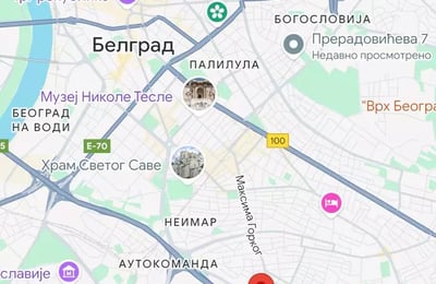 Location longue durée d’un appartement 3 pièces de 52m² à Belgrade, Serbie